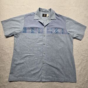 Iolani Palace Vintage Hawaiian Aloha Shirt  60s Retro Concert Classic Attire Lrg